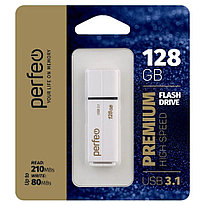 USB флэш-накопитель 128GB Perfeo USB 3.1 C15 White High Speed (210/80mbs)