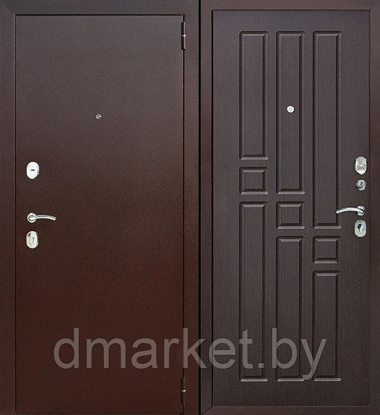 Дверь металлическая Garda Гарда 8мм Венге