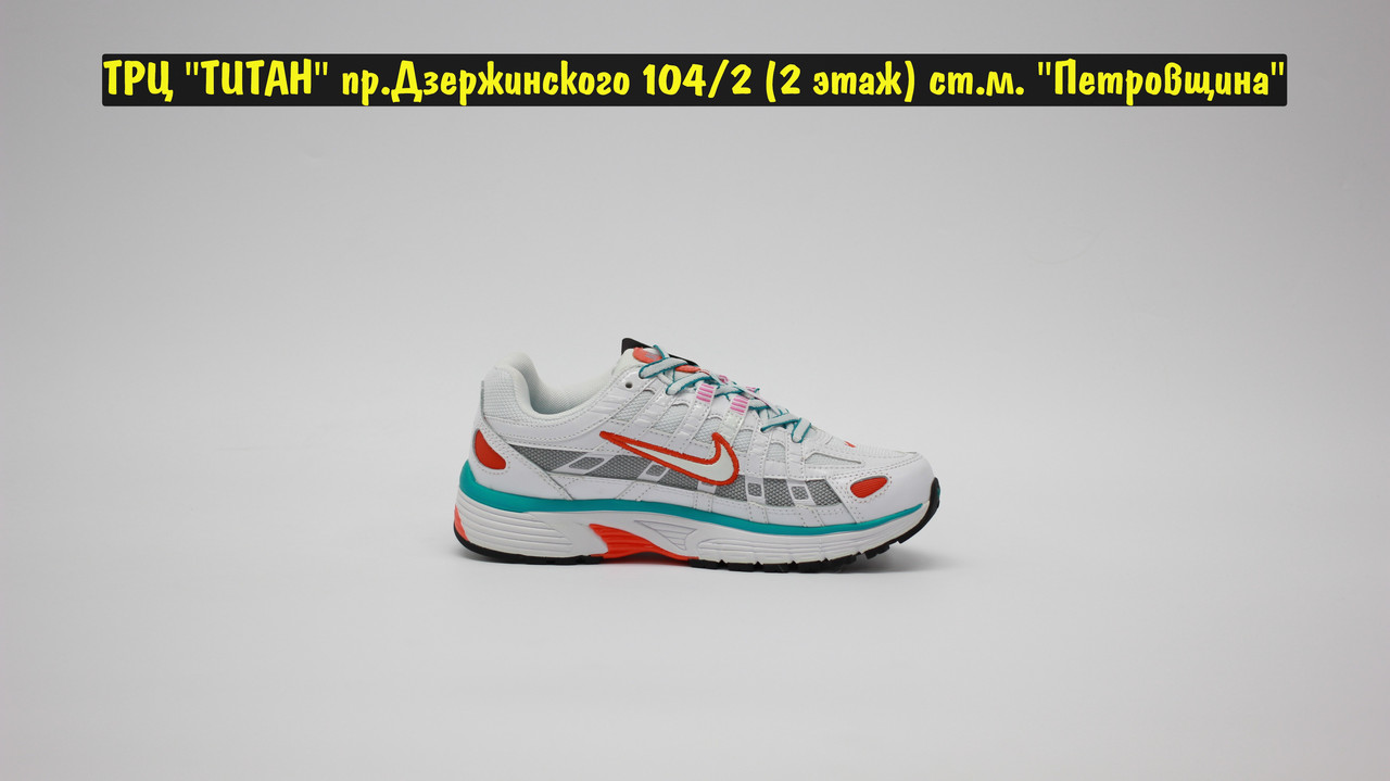 Кроссовки Nike P-6000 White Blue Orange - фото 5 - id-p153007697