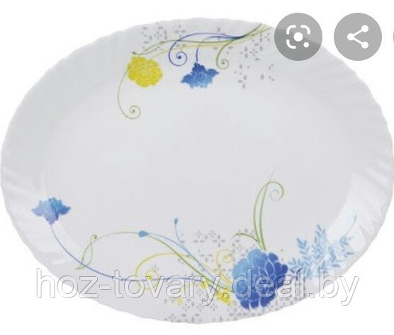 Набор тарелок стеклокерамических Arcopal Daliane 19 пр., арт. L7783 - фото 3 - id-p153019854