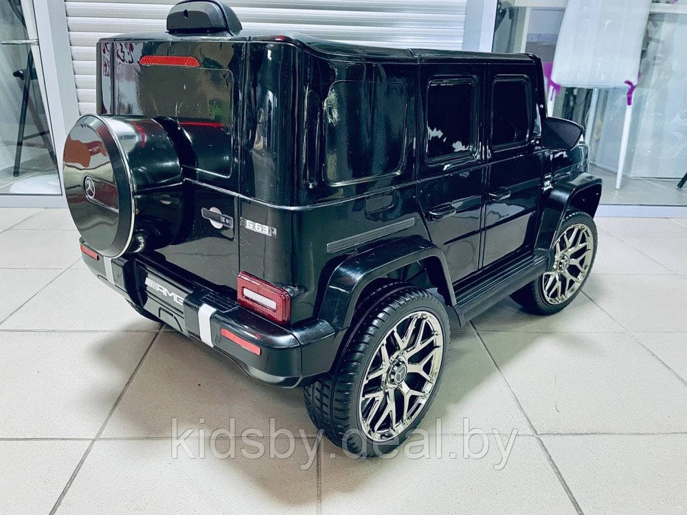 Детский электромобиль RiverToys Mercedes-Benz G63 T999TT (черный) лицензия - фото 5 - id-p109520768