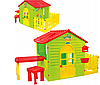 Детский игровой садовый домик Mochtoys 12242 с забором, столиком и стульчиком, фото 3