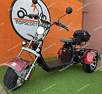 Электроскутер GT X11 Trike Citycoco / Ситикоко трайк / Трехколесный скутер