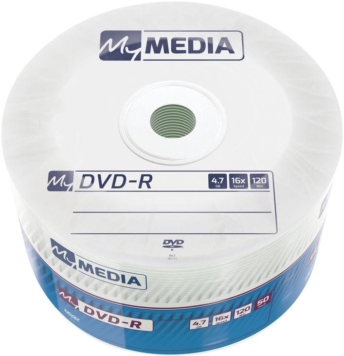 Диск DVD-R 4.7Gb 16x MyMedia в пленке 50 шт(работаем с юр лицами и ИП) - фото 1 - id-p153060275
