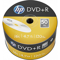 Диск DVD+R 4.7Gb 16x HP Printable в пленке 50 шт(работаем с юр лицами и ИП)