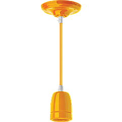 Декоративный подвесной светильник Navigator NIL-SF03-015-E27 60Вт 1м. керамика желтый - фото 1 - id-p147592057
