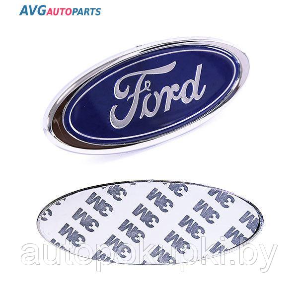 Эмблема FORD 150x59мм (old Mondeo) в решетку,  322022