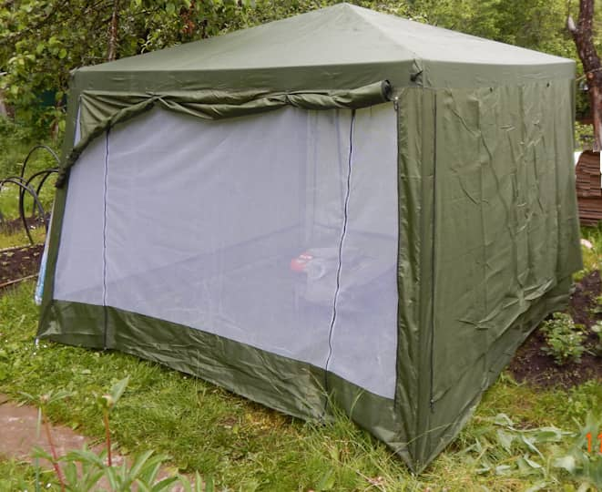 Шатер-палатка для отдыха с москитной сеткой Lanyu LY-1628D (320x320x245) - фото 5 - id-p127981693