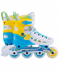 Коньки роликовые раздвижные Ridex Twist (желтый) р-р 39-42, фото 2