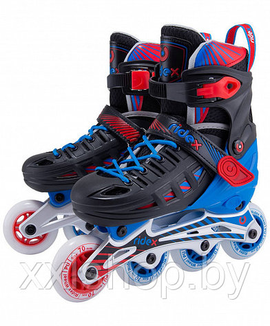Роликовые коньки Ridex Twist (красный) р-р 31-34, фото 2