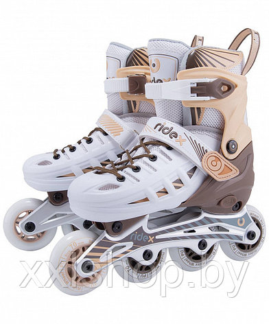 Роликовые коньки Ridex Twist (коричневый) р-р 31-34, фото 2