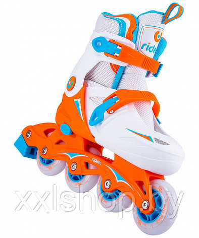 Раздвижные роликовые коньки Ridex Cricket (оранжевый) р-р 35-38, фото 2