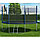 Батут Atlas Sport 435 См - 14ft Basic GREEN с внешней сеткой и лестницей, фото 2