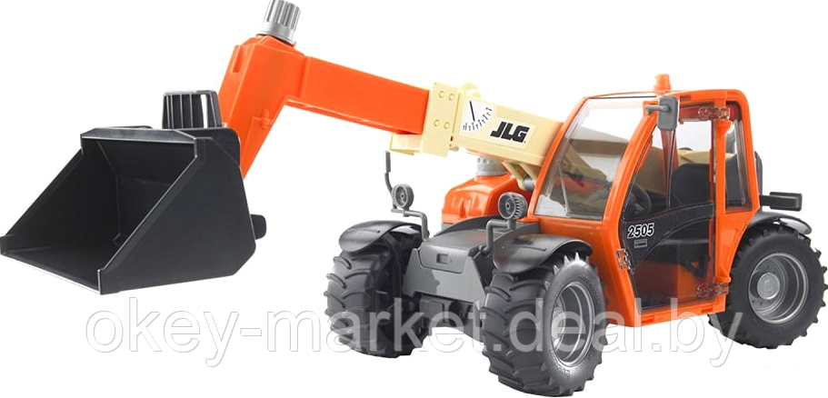 Погрузчик колёсный JLG 2505 Telehandler с телескопическим ковшом Bruder (Брудер) 02140 - фото 1 - id-p153101409