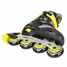 Роликовые коньки Tech Team Axor 2021 blue/yellow р-р 30-33, фото 2