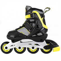 Роликовые коньки Tech Team Axor 2021 blue/yellow р-р 30-33, фото 3