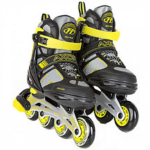 Роликовые коньки Tech Team Axor 2021 blue/yellow р-р 30-33, фото 3