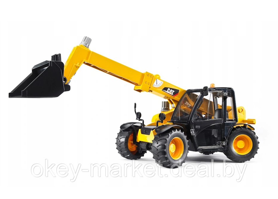 Погрузчик колёсный CAT Telehandler с ковшом Bruder (Брудер) 02141 - фото 1 - id-p153102198