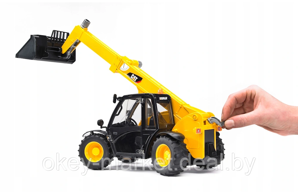 Погрузчик колёсный CAT Telehandler с ковшом Bruder (Брудер) 02141 - фото 2 - id-p153102198