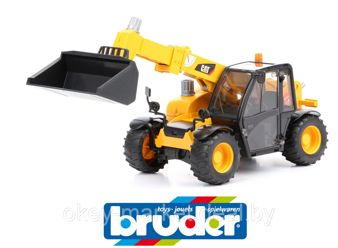 Погрузчик колёсный CAT Telehandler с ковшом Bruder (Брудер) 02141 - фото 5 - id-p153102198