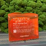 Осветляющая томатная маска Tony Moly Tomatox Magic White Massage Pack, 100мл, фото 3