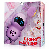 Компактная секс-машина Nlonely King на присоске розовая, фото 4