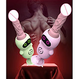 Компактная секс-машина Nlonely King на присоске розовая, фото 8