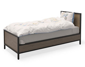 Кровать односпальная Лофт КМ-2.1 Ш