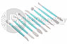 Инструменты для мастики (декорирования, украшения торта), 16 наконечников Нежно голубые, фото 4