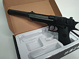 Пистолет игрушечный металлический с глушителем K-111S, фото 4