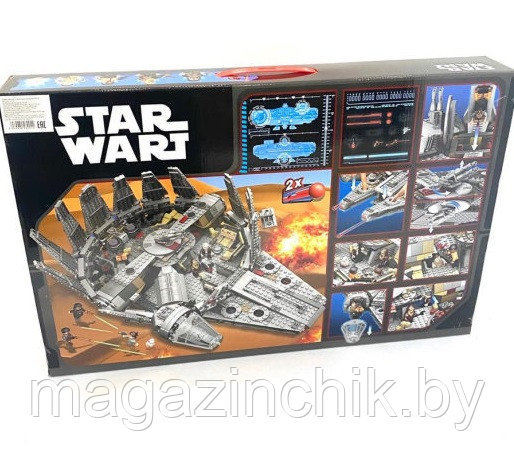 Конструктор Звездные войны Сокол Тысячелетия 10467, аналог Lego Star Wars 75105 - фото 6 - id-p69886921