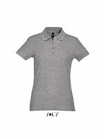 Рубашка-поло женская PASSION 170 серая  для нанесения логотипа
