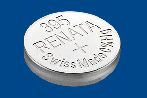Батарейка (элемент питания) cеребряно-цинковая Renata 395 (399) (SR927SW), 1.55V, 55mAh - фото 3 - id-p153148154