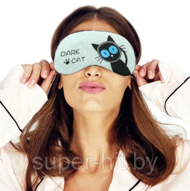 Набор - скребок Гуаша нефритовый и маска для сна с гелевым вкладышем - фото 8 - id-p153148664