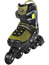 Роликовые коньки раздвижные Tech Team Deco yellow р-р 33-36, фото 2