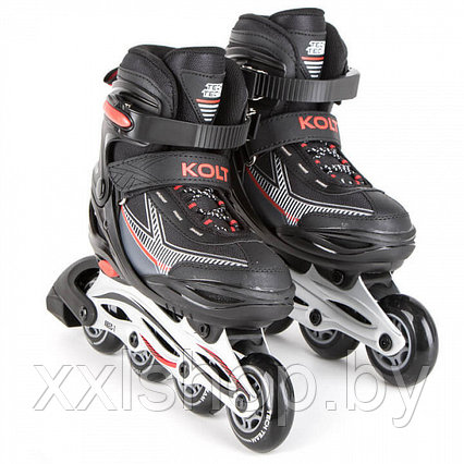 Роликовые коньки раздвижные Tech Team Kolt 2021 red р-р 34-37, фото 2