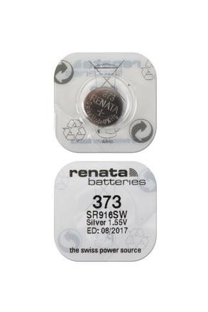 Батарейка (элемент питания) cеребряно-цинковая Renata 373 (SR916SW), 1.55V, 29mAh - фото 1 - id-p153150212