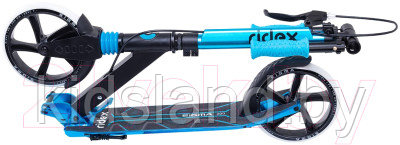 Самокат 2-х колесный RIDEX Sigma 200 мм, ручной тормоз(чёрный/синий) - фото 3 - id-p153150795