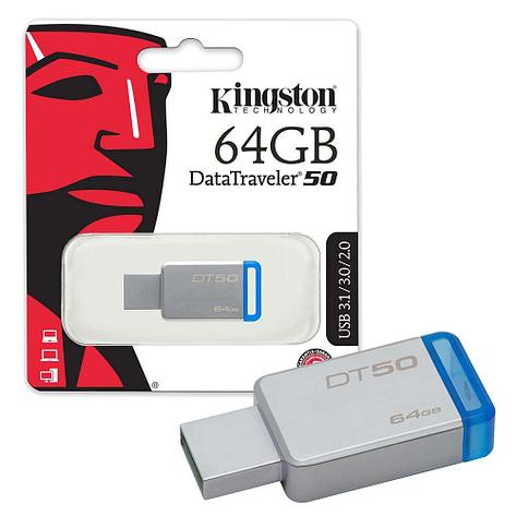 USB-флэш накопитель Kingston DataTraveler 50 64GB (DT50/64GB), фото 2