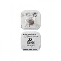 Батарейка (элемент питания) cеребряно-цинковая Renata 321 (SR616SW), 1.55V, 14,5mAh