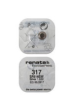 Батарейка (элемент питания) cеребряно-цинковая Renata 317 (SR516SW), 1.55V, 10,5mAh