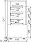 Кондитерская витрина KC70 N 0,6-1 LIGHT (Нейтральная 0,6 Carboma Сube Техно), фото 7