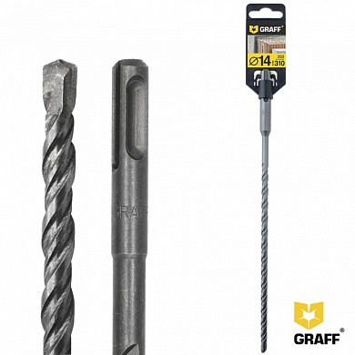 Сверло по бетону 14х250х310 SDS-plus GRAFF