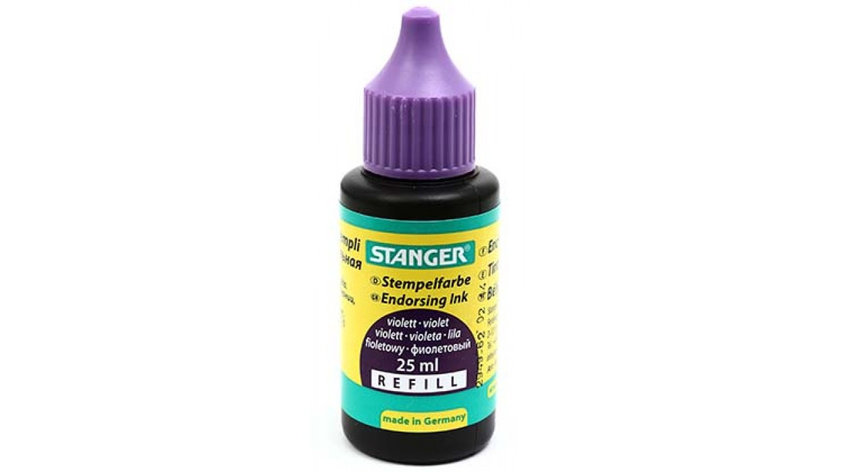 STANGER | Штемпельная краска, 25 мл, фиолетовая, фото 2