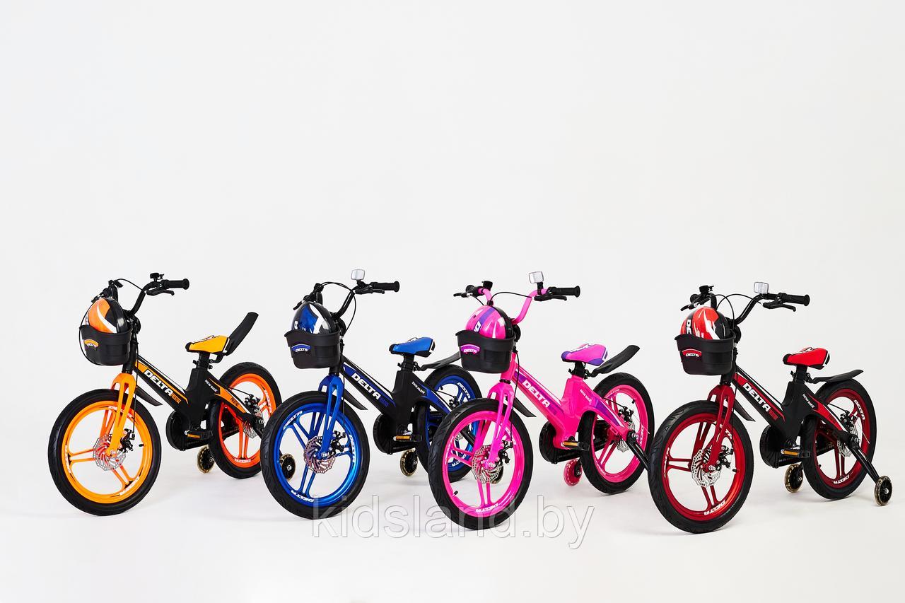 Детский облегченный велосипед Delta Prestige L 18'' + шлем (розовый) - фото 5 - id-p121252233