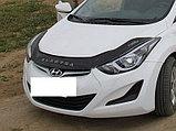 Дефлектор капота\ Vip tuning Hyundai Elantra V 2010-2016, фото 2