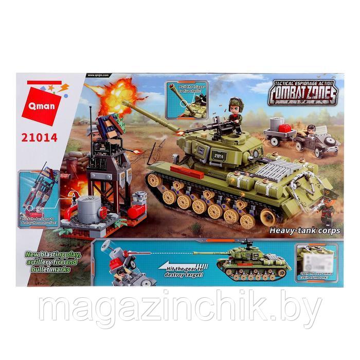 Конструктор Тяжёлый танковый корпус Qman 21014, 858 дет., аналог Лего - фото 2 - id-p153175208