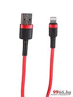 Аксессуар Baseus APPLE 8-pin Cafule 2.4A 1m Red CALKLF-B09