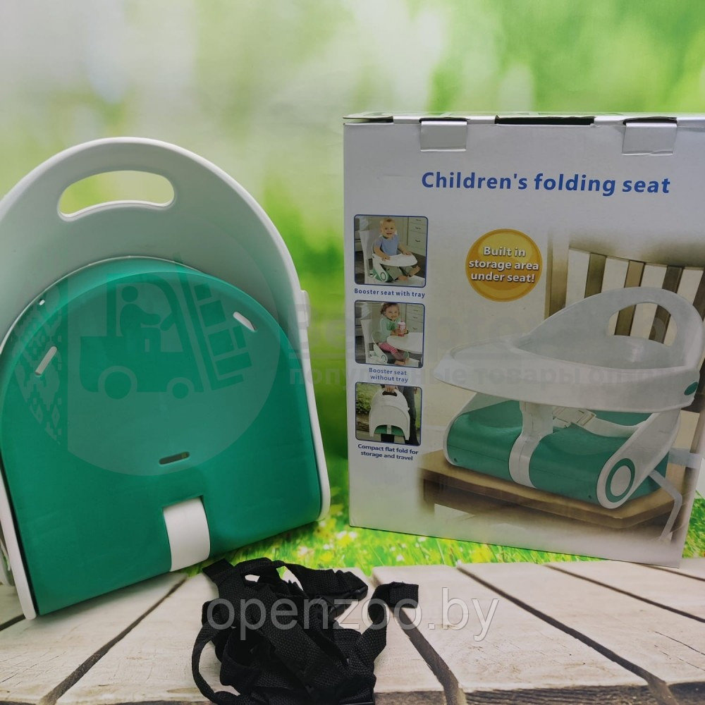 Переносной стульчик-бустер для кормления до 3-х лет Childrens Folding Seat - фото 4 - id-p153187207