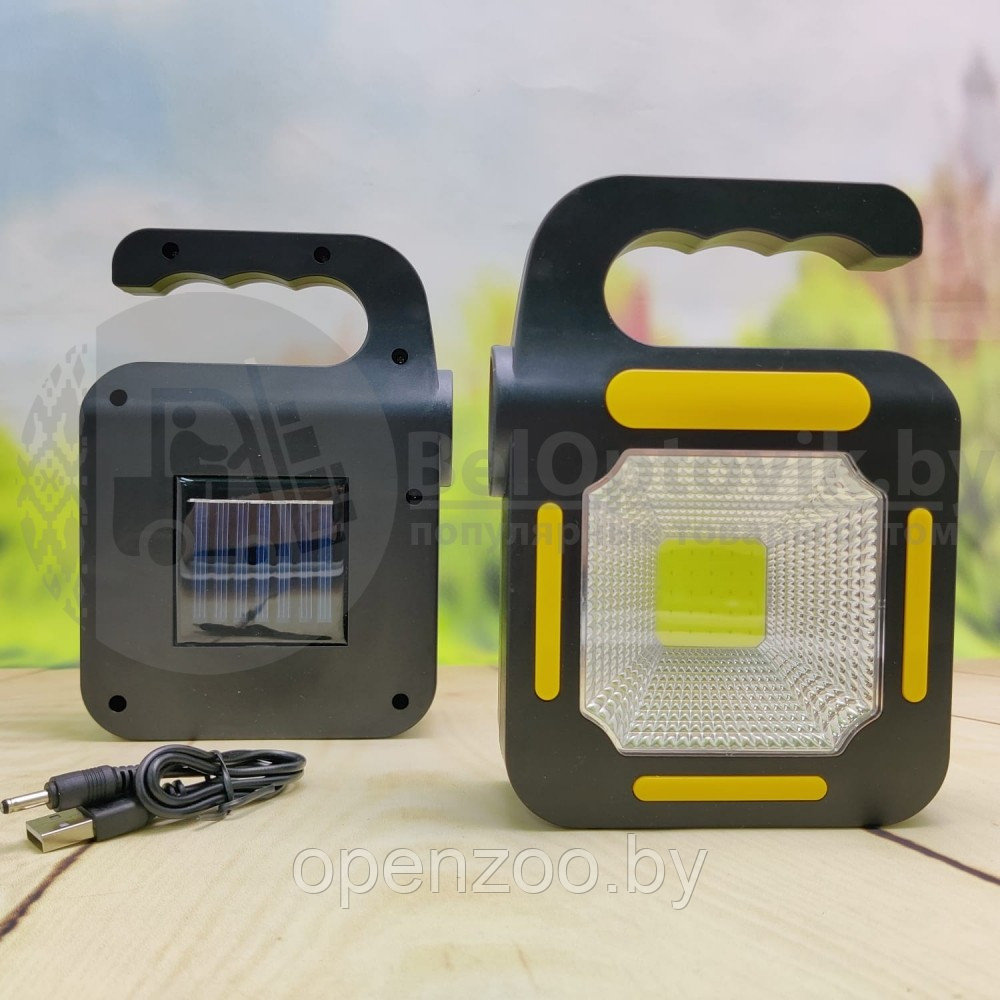 Портативный переносной светодиоидный фонарь-лампа Portable Solar Energy Lamp JY-859 (зарядка от солнечной - фото 2 - id-p138005057